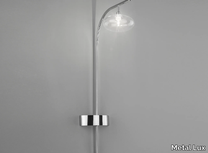 DOLCE H 60/ H 120 - Glass wall lamp _ Metal Lux