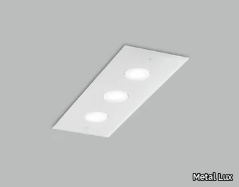 DADO L 60 x 20 - LED glass ceiling lamp _ Metal Lux