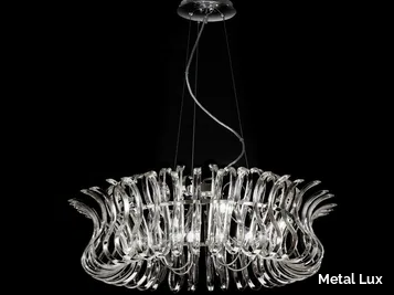 WAVE - Crystal chandelier _ Metal Lux