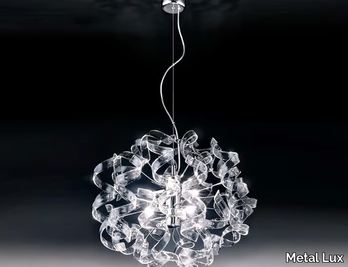 ASTRO - Crystal pendant lamp _ Metal Lux