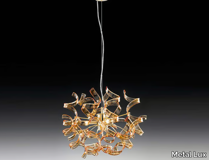 ASTRO - Crystal pendant lamp _ Metal Lux