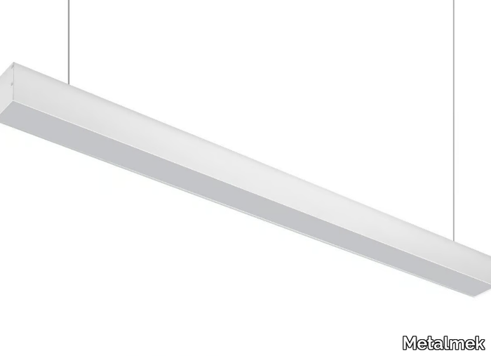 VECTOR L D/I 9754 OP - LED powder coated aluminium pendant lamp _ Metalmek