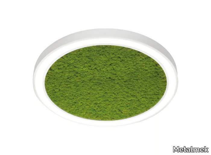 VECTOR ROUND MOSS 9836 OP - LED aluminium ceiling light _ Metalmek