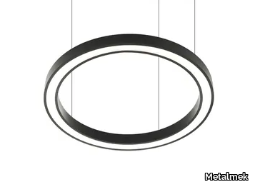 VECTOR ROUND D 9741 - LED aluminium pendant lamp _ Metalmek