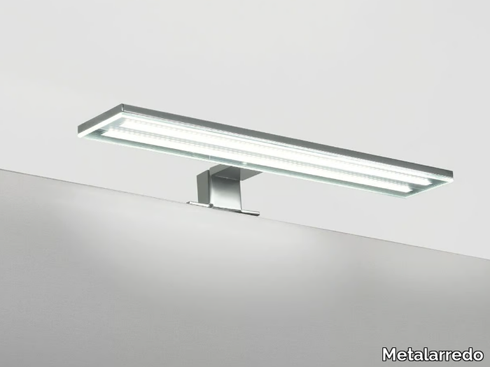 OTTO - LED glass and aluminium Mirror lamp _ Metalarredo