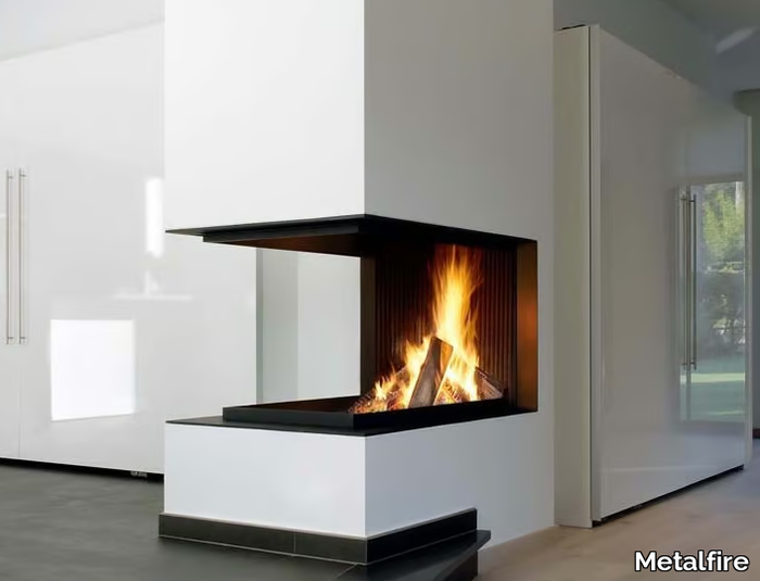 UNIVERSAL MF 1050-800-60 W 3S EXT - Wood-burning fireplace _ Metalfire