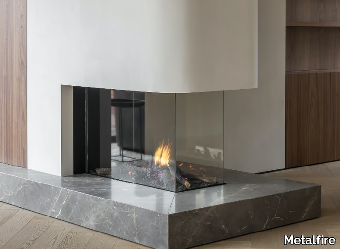 AVENUE MF 900-60 GHE 3S EXT - 3-sided gas metal fireplace _ Metalfire