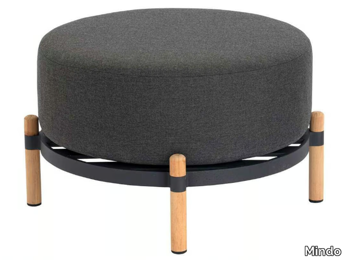 MINDO 107 - Round upholstered Sunbrella® pouf _ Mindo