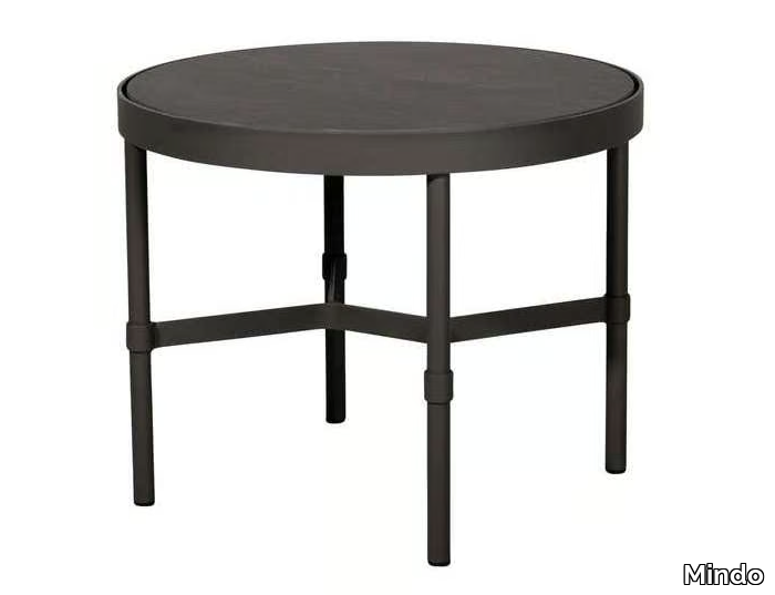 MINDO 100 - Round ceramic garden side table _ Mindo