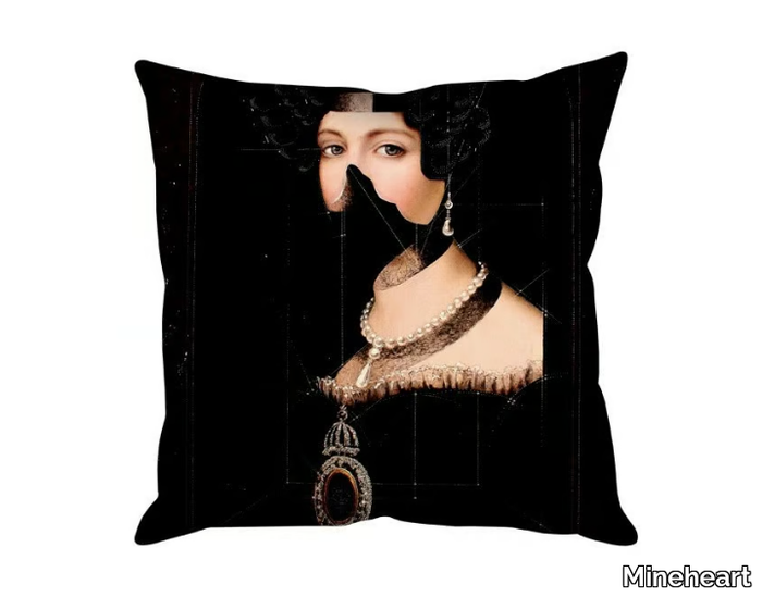 CELIA - Square canvas cushion _ Mineheart