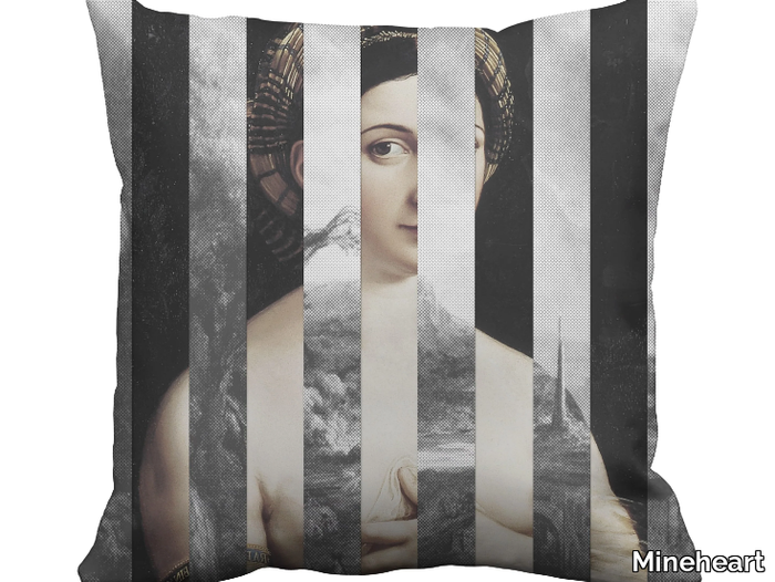 GEO RAPHAELITE - Square canvas cushion _ Mineheart