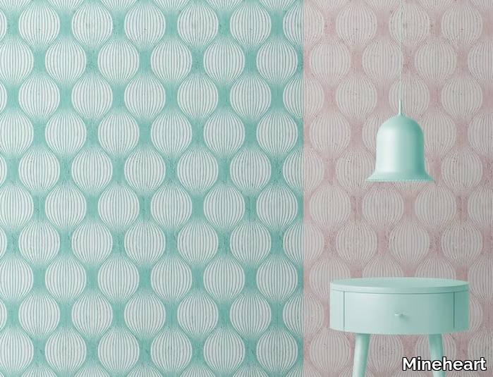 GEOMETRIC BULBS - Optical non-woven paper wallpaper strip _ Mineheart