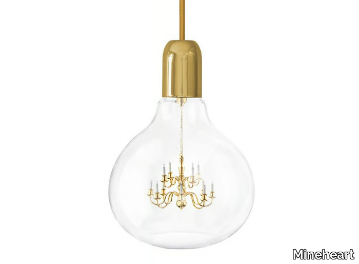 KING EDISON - Blown glass pendant lamp _ Mineheart