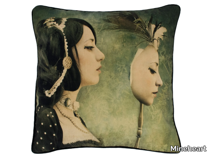 MIRROR MIRROR - Square velvet cushion _ Mineheart