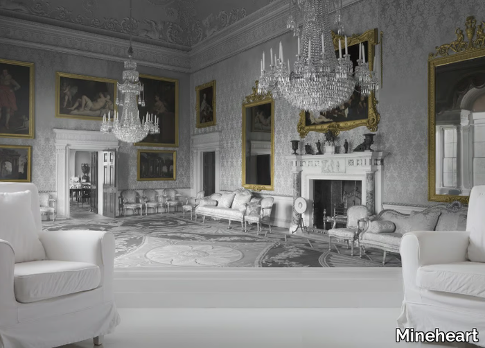 PALACE - Damask vinyl wallpaper _ Mineheart
