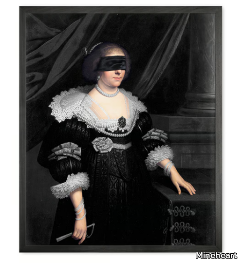 BLINDFOLD 7 - Canvas print _ Mineheart