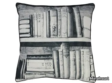 PHOTOCOPY BOOKSHELF - Square fabric cushion _ Mineheart