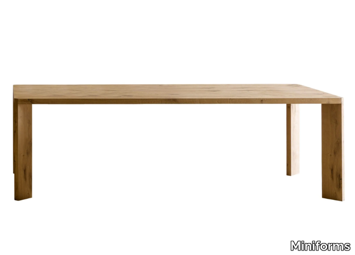 MANERO - Rectangular oak table _ Miniforms