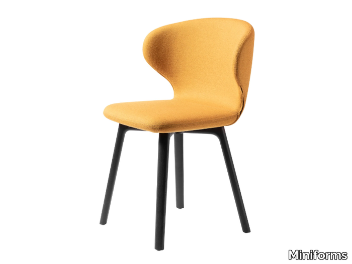 MULA - Upholstered fabric chair with armrests _ Miniforms