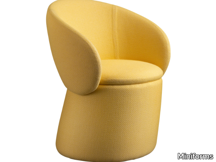 NEBULA MONACA - Fabric easy chair with armrests _ Miniforms