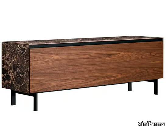 VITRUM - Wooden sideboard with drawers _ Miniforms