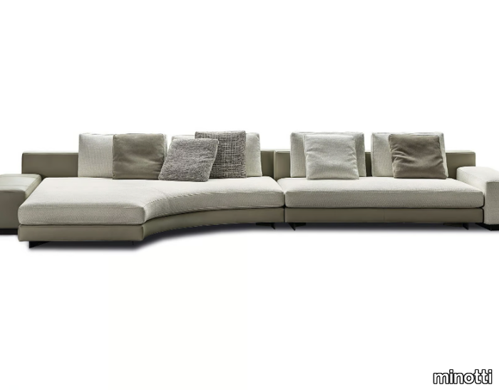 DANIELS - Modular sectional fabric sofa _ Minotti