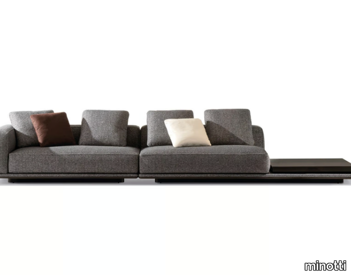 HORIZONTE - Sectional fabric sofa _ Minotti