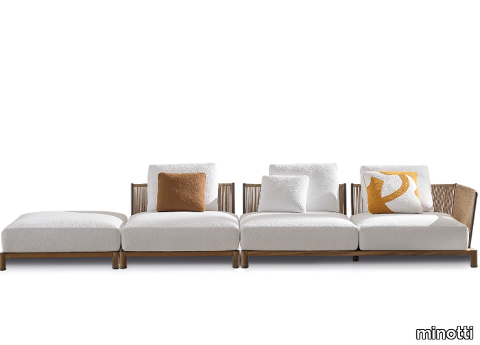 DAYLIGHT - Modular fabric garden sofa _ Minotti