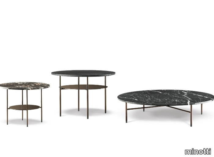 LELONG 23 - Marble coffee table for living room _ Minotti