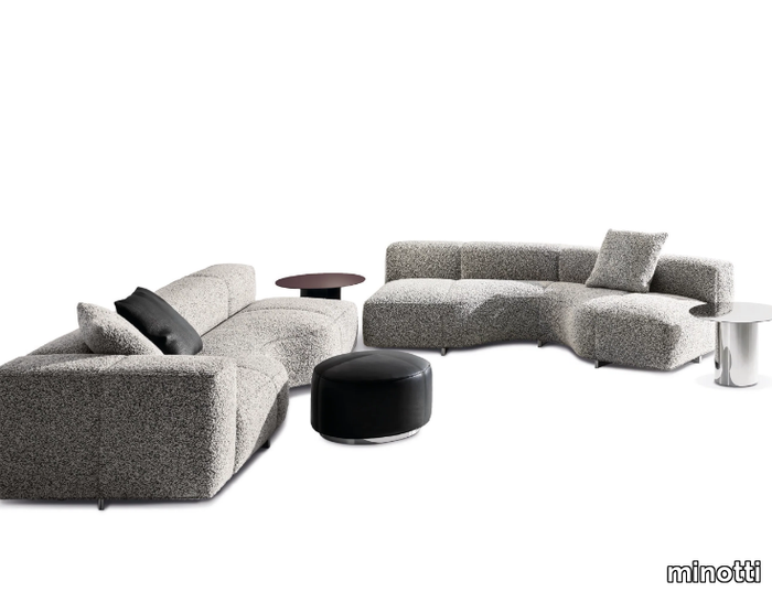 YVES SOFÀ - YVES SOFÀ LOUNGE - 4 seater fabric sofa _ Minotti