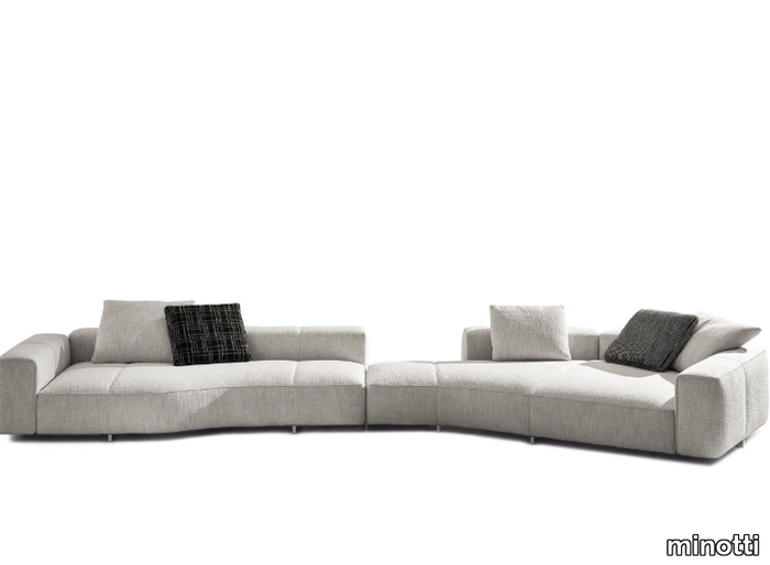 YVES - Modular fabric sofa _ Minotti