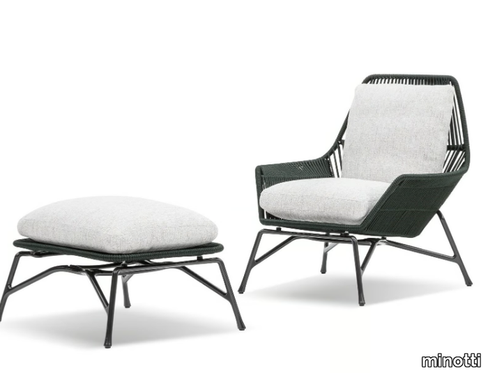 PRINCE “CORD” OUTDOOR - Outdoor armchair _ Minotti