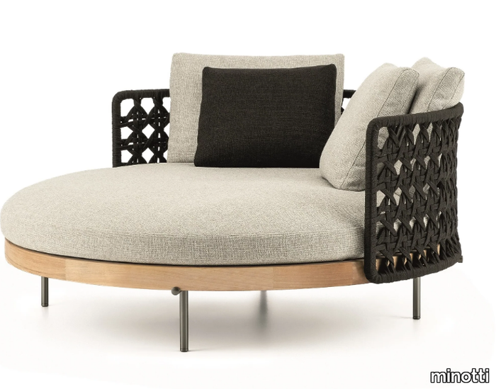 TORII NEST OUTDOOR - Round garden sofa _ Minotti