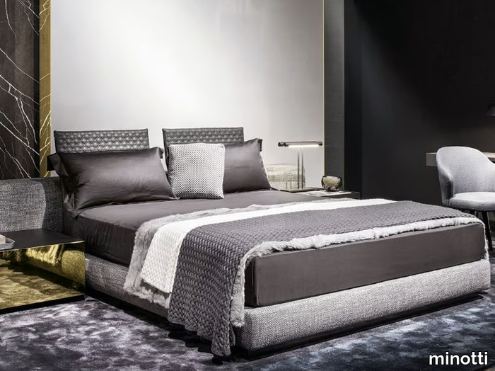 YANG BED WIDE - Bed _ Minotti