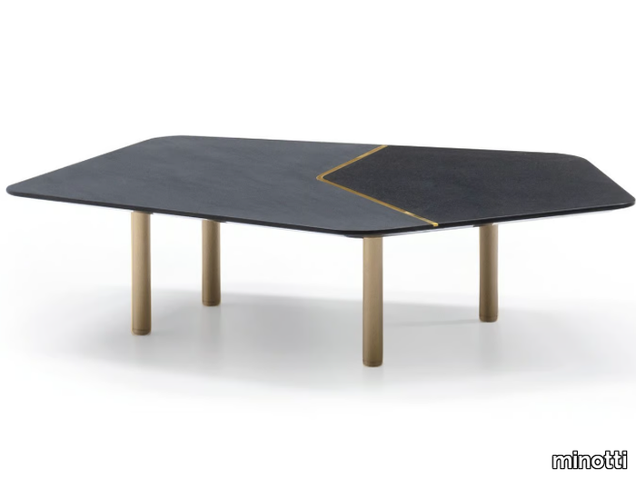 BRINK - Granite coffee table _ Minotti