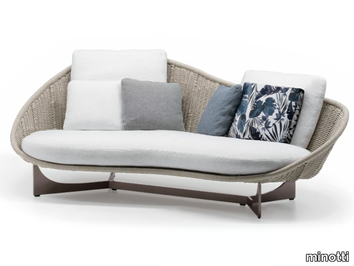 LIDO CORD OUTDOOR - 2 seater outdoor sofa _ Minotti