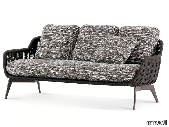 BELT CORD OUTDOOR - 2 seater rope garden sofa _ Minotti