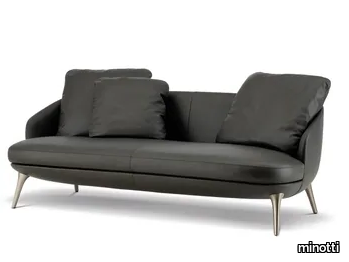 RAPHAEL - 2 seater leather sofa _ Minotti