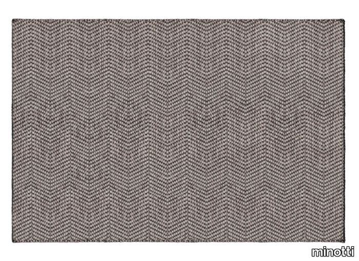 OSAKA CHEVRON - Rectangular wool rug _ Minotti