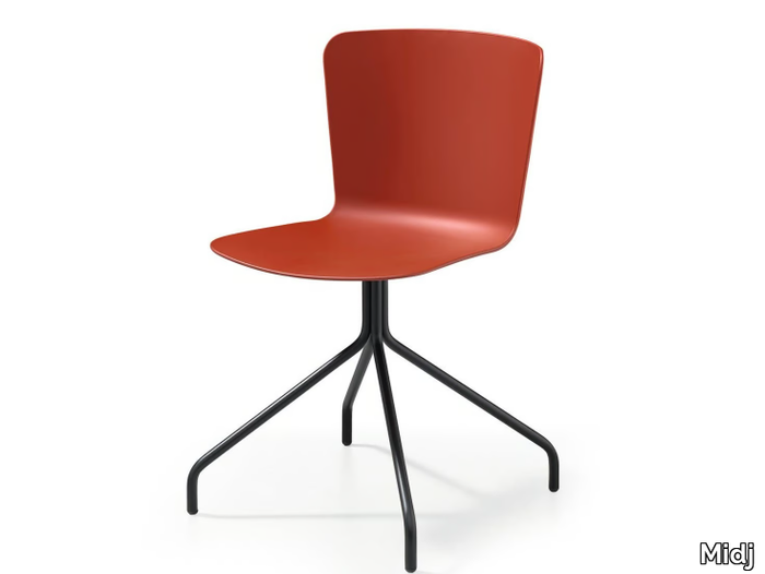 CALLA SM X PP - Trestle-based polypropylene chair _ Midj