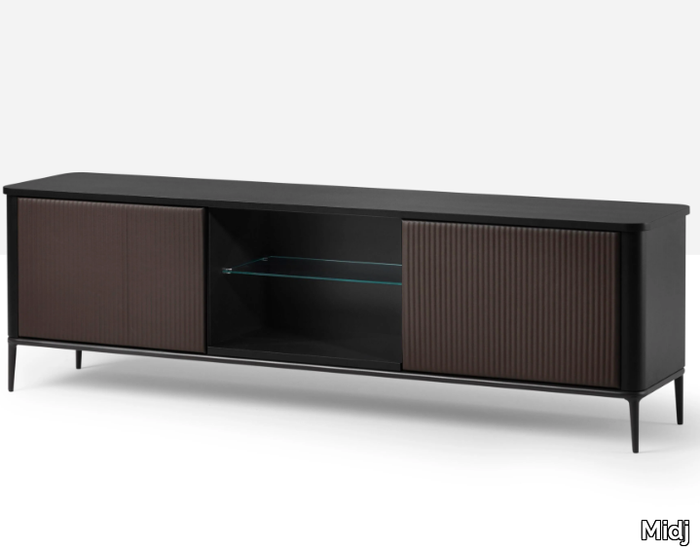 LEA H55 - Fabric sideboard with doors _ Midj