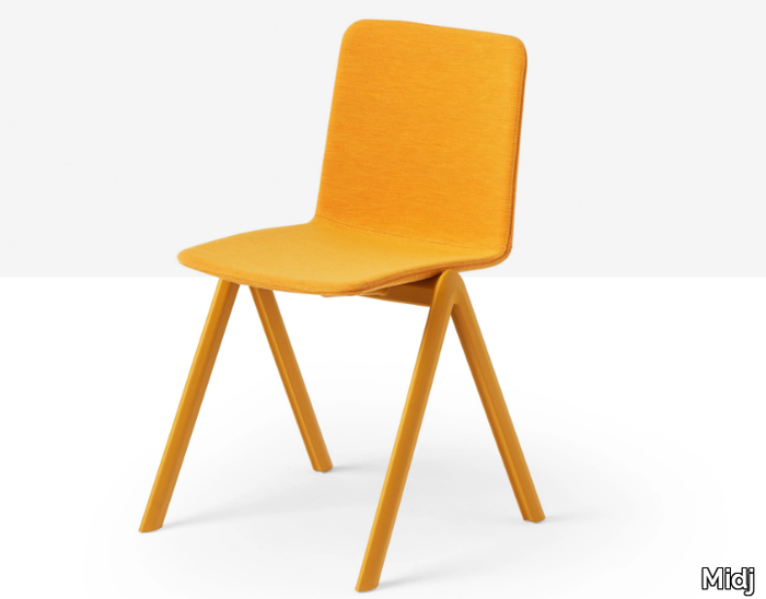 STACK S PP_TS - Stackable fabric chair _ Midj