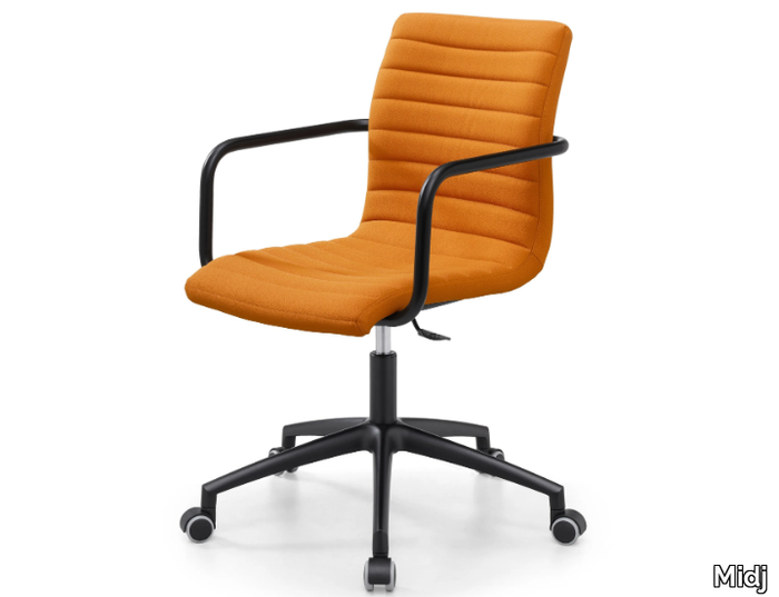 STAR DPB - Fabric office chair with castors _ Midj