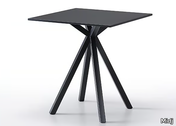 DAMA H73 - Square metal table _ Midj