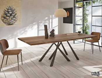 FOREST - Rectangular solid wood table _ Midj