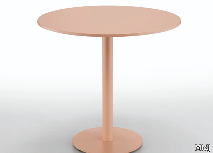 SMART - Round steel garden table _ Midj