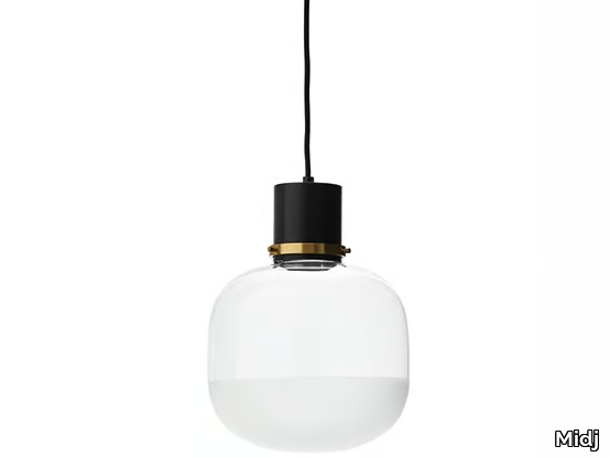 GHOST - Blown glass pendant lamp _ Midj