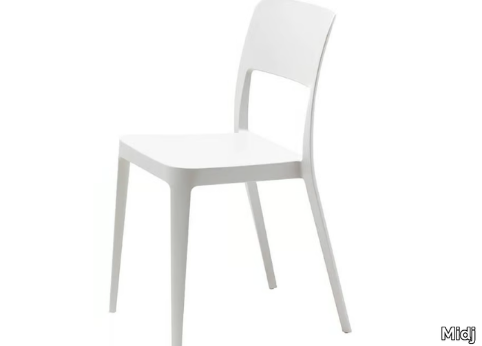 NENÈ S - Stackable polypropylene chair _ Midj