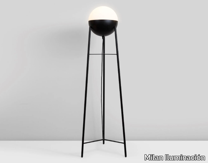 HALF 6745+4759 - LED steel floor lamp _ Milan Iluminación