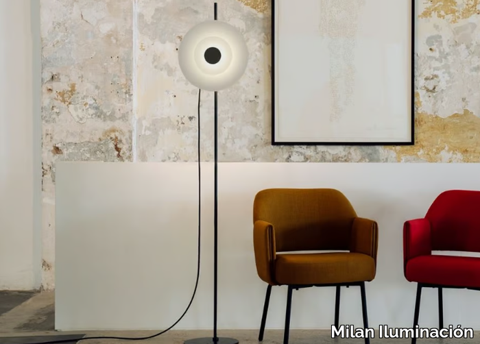 HALOS 6782 - LED satin glass floor lamp _ Milan Iluminación